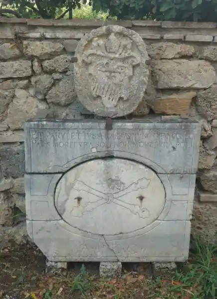 Bone-like cross in an oblong in a square